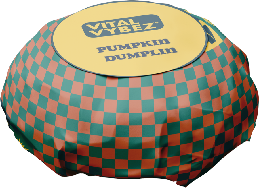 Pumpkin vegan dumpling