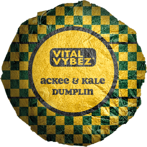 Ackee and Kale vegan dumpling